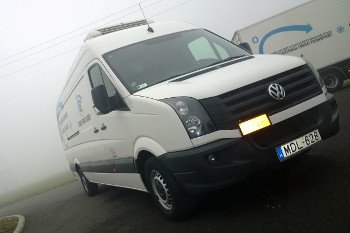 5 palettás VW Crafter tehergépjármű