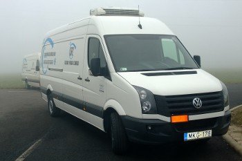 6 palettás VW Crafter tehergépjármű